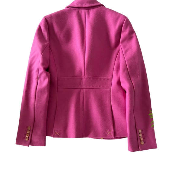 J Crew Collection Pink 100% Wool Jacket - Picture 13 of 16